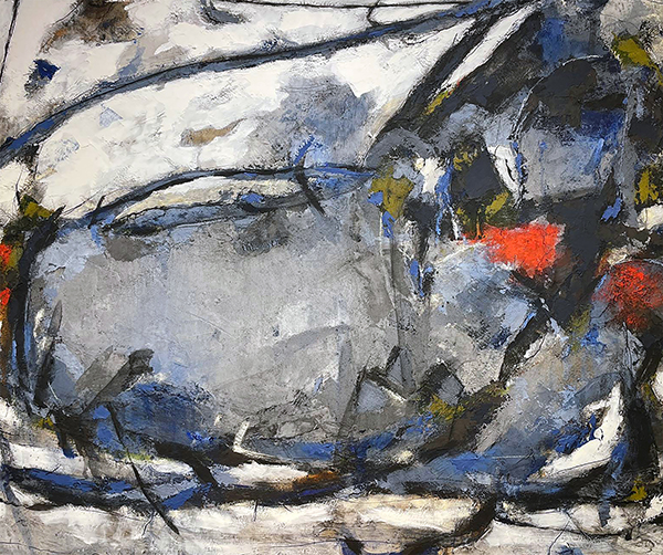 Ohne Titel, Nr.9, 2022;Acryl-Leinwand,;100 x 120 cm,Preis auf Anfrage - Galerie Wroblowski